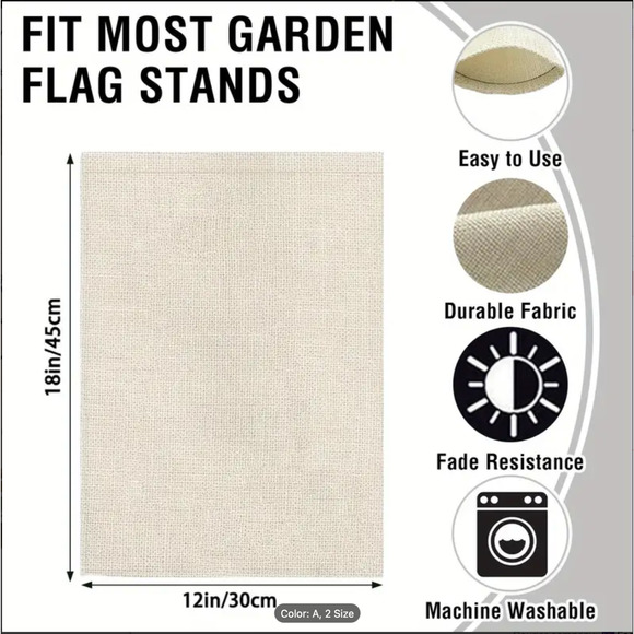 Faith-Inspired Double-Sided Garden Flag- 'For Grace You Have Been Saved' Welcome - Picture 6 of 6